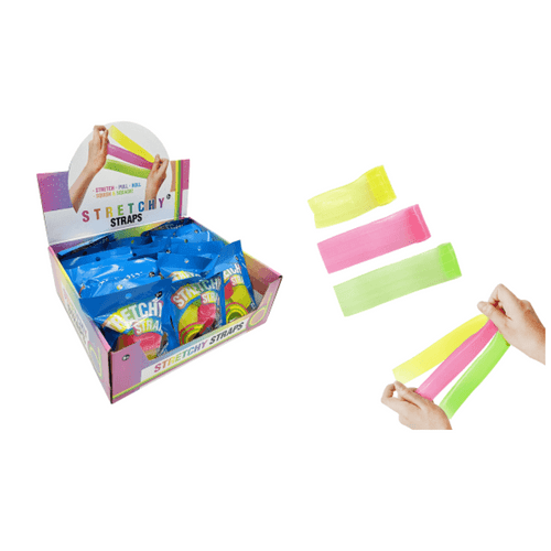 Dive into a world of tactile fun with Stretchy Straps! These wobbly, rubbery, and vibrant straps offer a sensory experience unlike any other.