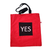 Whether you're shouting out your agreement to the world or just love the vibrant design, the Yes Tote Bag is a splendid way to make a statement.