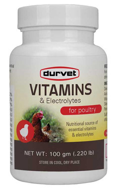 Durvet Vitamins & Electrolytes Concentrate with Easy-to-mix jar