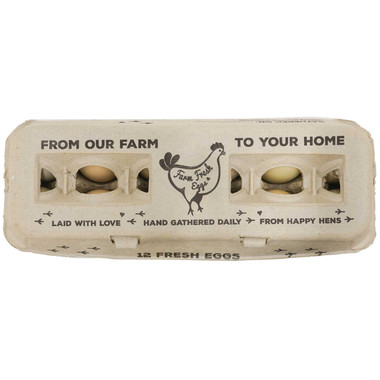 Printed Egg Carton, Farm Fresh