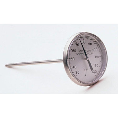 Dial Incubator Thermometer/Hygrometer with Wick