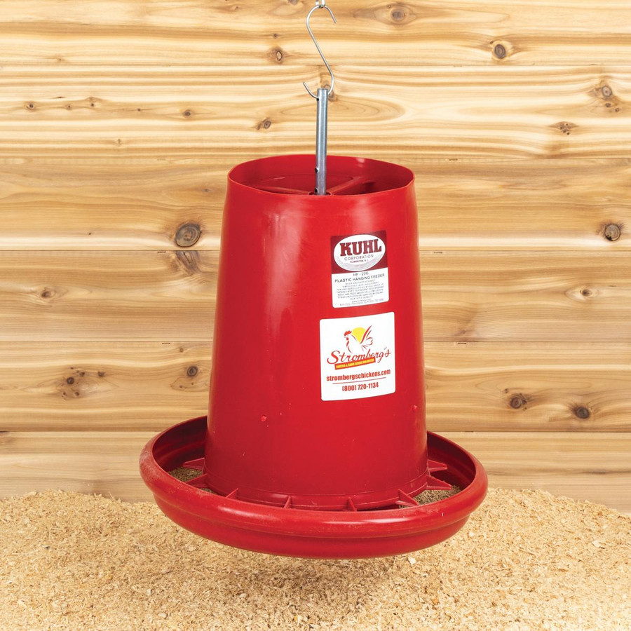 PH153 strombergs 20 lb hanging feed saver feeder in use alternate