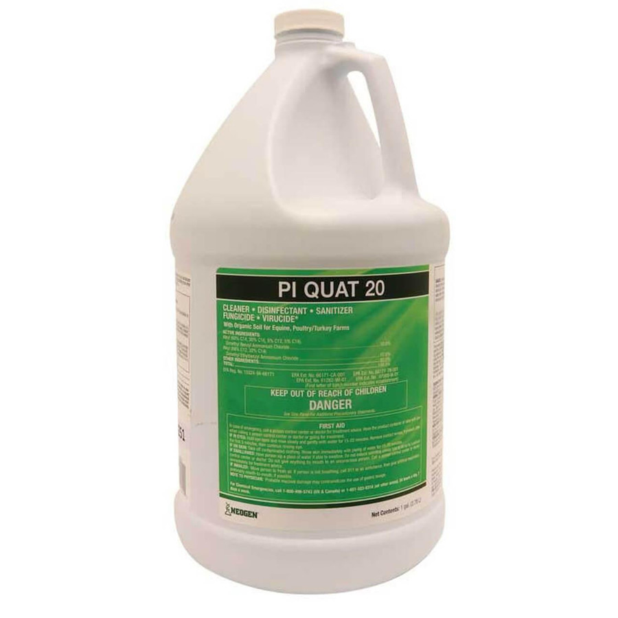 PI Quat 20 Cleaner - Disinfectant - Sanitizer 1 Gallon
