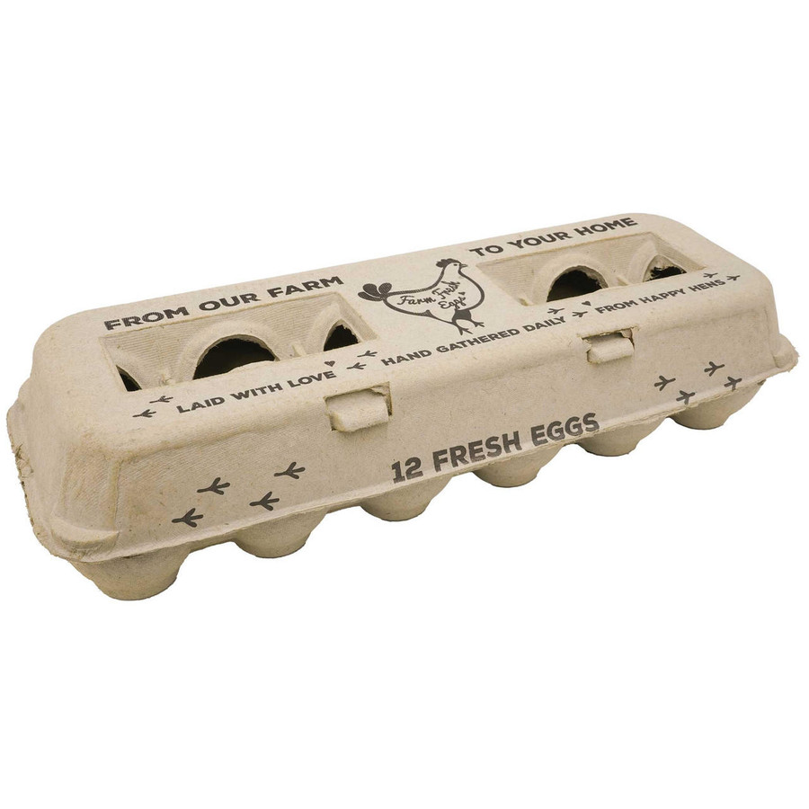 Printed Egg Carton, Farm Fresh, Y010, Stromberg's.