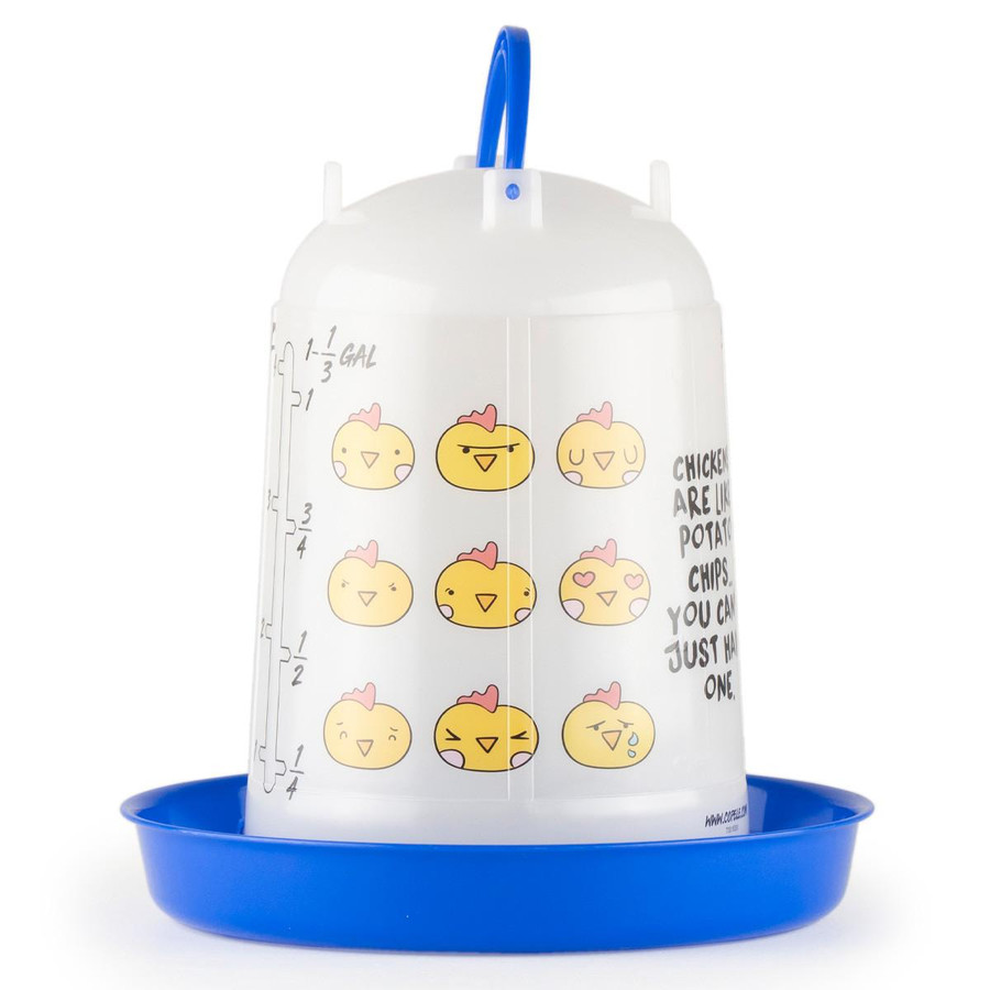 Chicken Emoji Poultry Waterer - 1.5 gallon