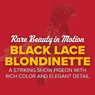 Black Lace Blondinette Classic Old Frill Pigeons, Y607, Stromberg's.