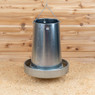 Metal Hanging Poultry Feeder - 44 LB