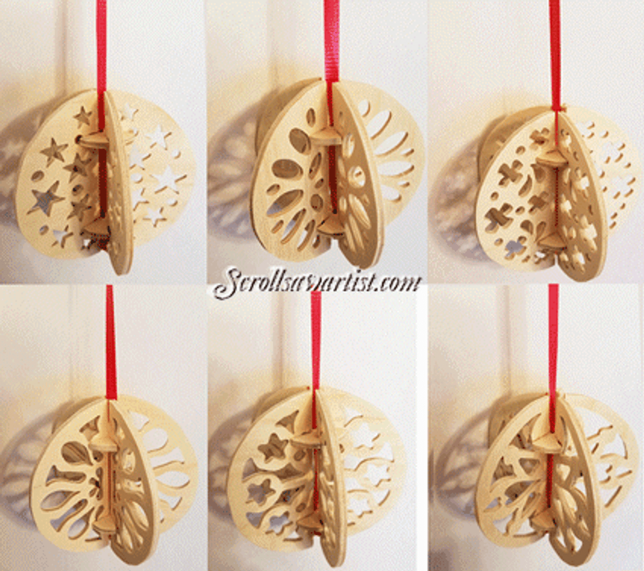Fivesided ornaments Scroll Saw Artist