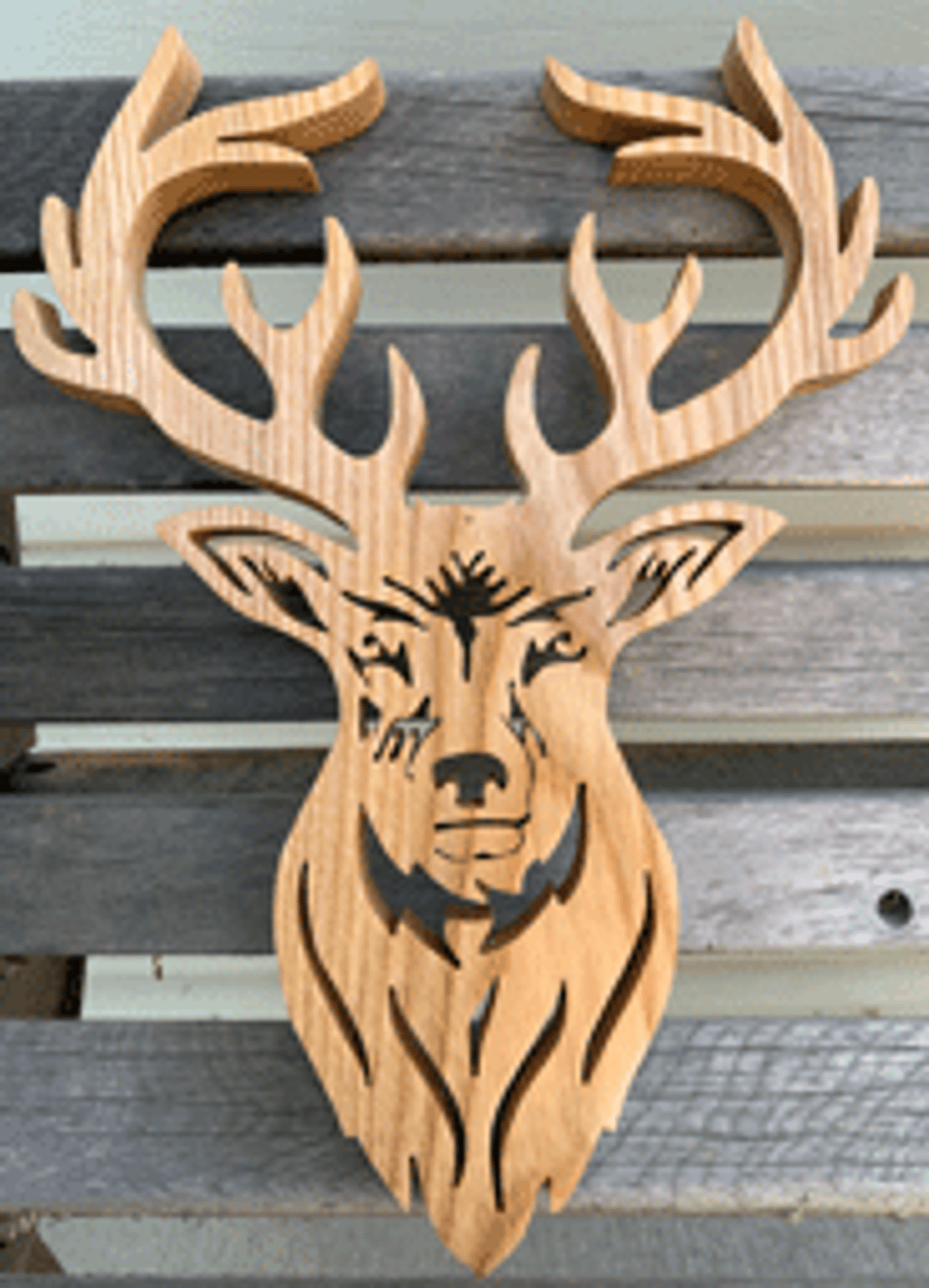 Deer face Scroll Saw Artist