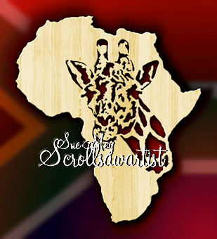 Africa Giraffe - Scroll Saw Artist