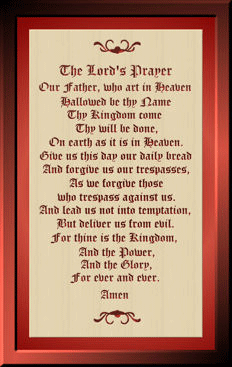 The Lord's Prayer - Scroll Saw Artist