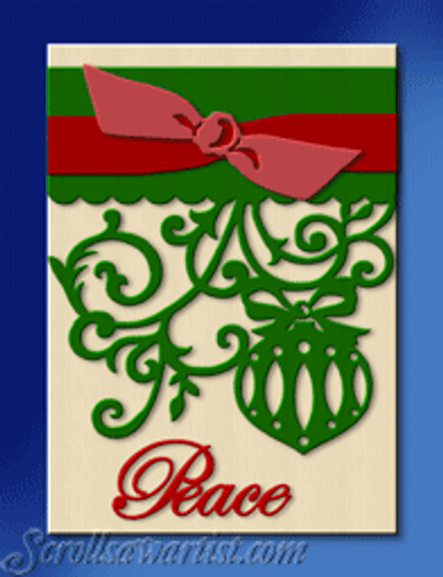 Layered Christmas plaque #3 (CH329)