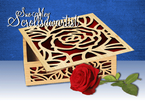 Single rose box