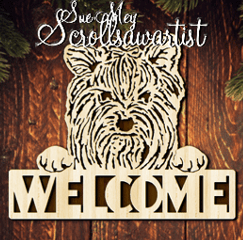 Yorkshire terrier welcome