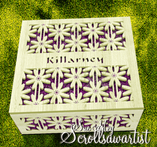 Personalized floral box