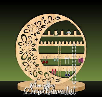 Decorative jewelry stand