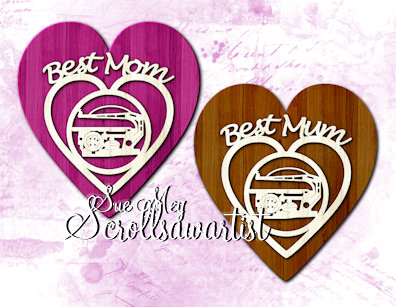 Best Mom & Mum - scroll saw