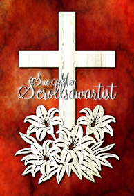 Cross with lilies #3