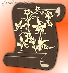 Scroll Hummingbird Scroll Saw Artist