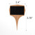 Highlighting the precise measurements, this Rectangle Chalkboard Cheese Marker is designed with practicality and style in mind. Measuring 2.4 inches in width and 3.78 inches in height, its compact yet visible chalkboard surface is perfect for labeling cheese, dishes, or plants. Crafted from high-quality wood, it adds a rustic charm to any setting while providing functional elegance for events or everyday use.