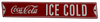 Coke Ice Cold Street Sign