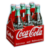  Coke Ctn Die Cut Magnet - 6 per pack - Ande Rooney 