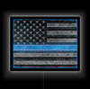  LED Police Flag 18x23 