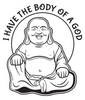  Sticker - Body of a God - Matte (set of 6) 