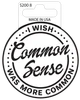 Sticker -Common sense - Matte (set of 6)