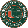 24" MDF University Of Miami Sign