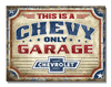 Chevrolet SH - Chevy Garage 10.75" x 8.25" 