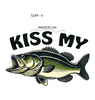  Sticker - Kiss My Bass (Set of 6) 