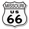  RT. 66 SHIELD MO **FULLY EMBOSSED STEEL** 