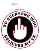 Sticker - Ex (Set of 6)