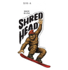 Sticker - Shred Head (Set of 6)