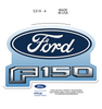 Sticker - Ford F150 (Set of 4)