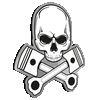 Skull and Pistons Infinity Light