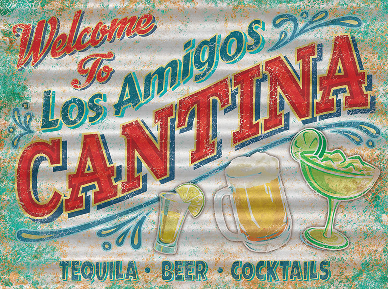 Corrugated - Cantina Sign