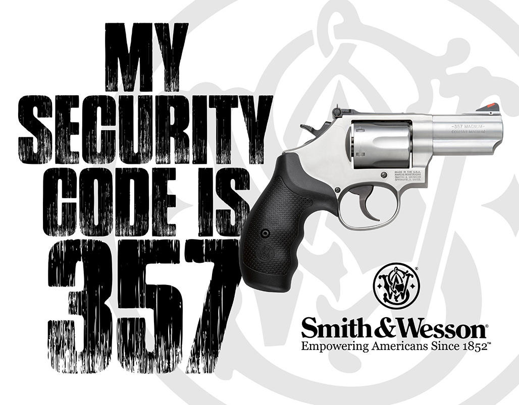 S & W - Security Code | Desperate Enterprises Wholesale Sign