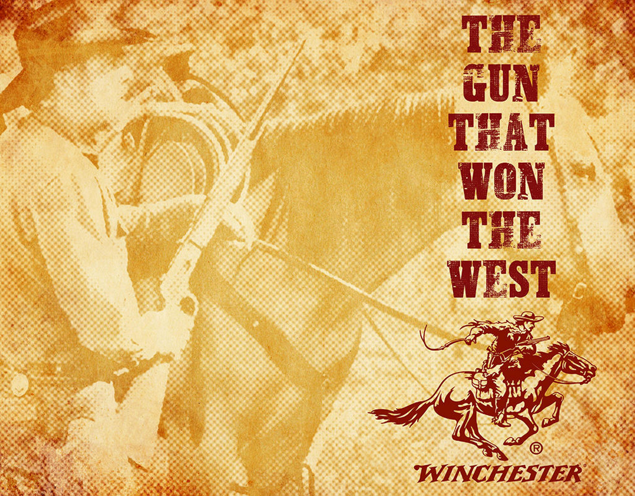 Winchester Winchester West
Brand: Winchester
Image Description/Quote: Horse Cowboy with Winchester Rifle “The Gun That Won The West Winchester”
Sign Material: Tin sign
Color: Vintage Reds
Sign Size: 12.5in x 16in - 31.75cm x 40.64cm
Print Layout: Horizontal/Landscape
Made In: U.S.A




Proudly & Always Will be AMERICAN Made!