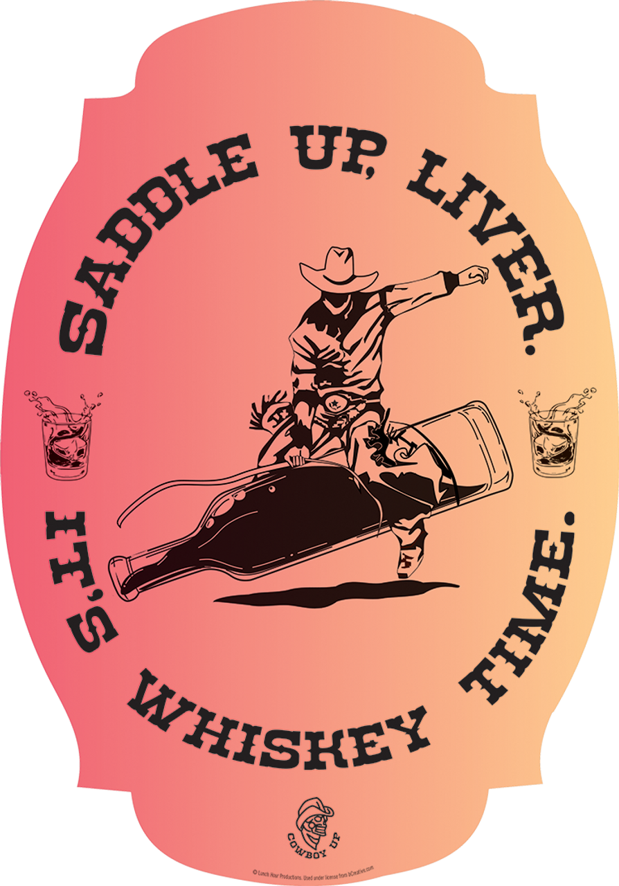 Saddle Up - Embossed ALUMINUM Die Cut 7.5 x 10.75
Sign Material:
Sign Size: 7.75" x 11.75"
Print Layout: Die Cut
Made In: U.S.A

Proudly & Always Will be AMERICAN Made!