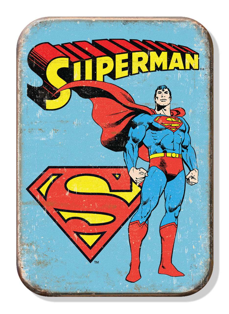 DC Comics Magnet: Superman Retro 