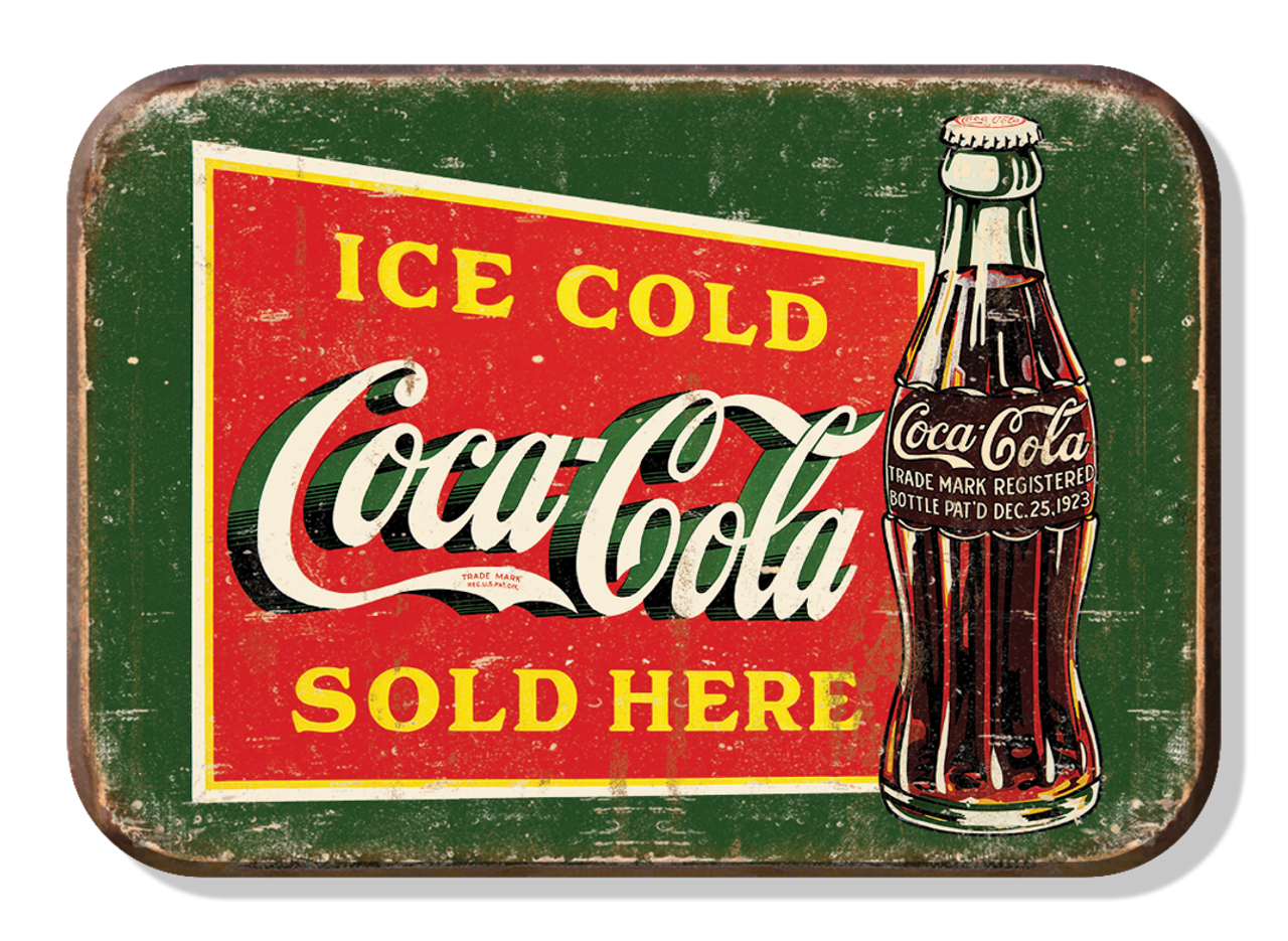 Coca-Cola Magnet: COKE Ice Cold Green 