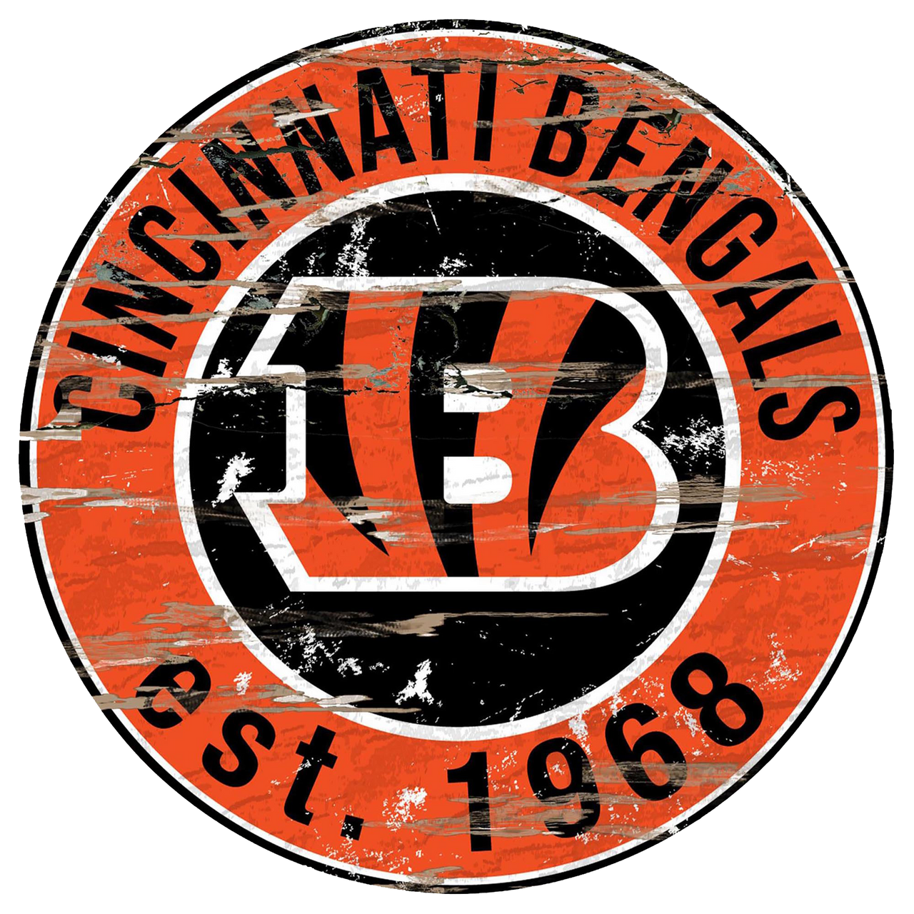 Custom Number 69 Bengals Football - Cincinnati Bengals - Sticker