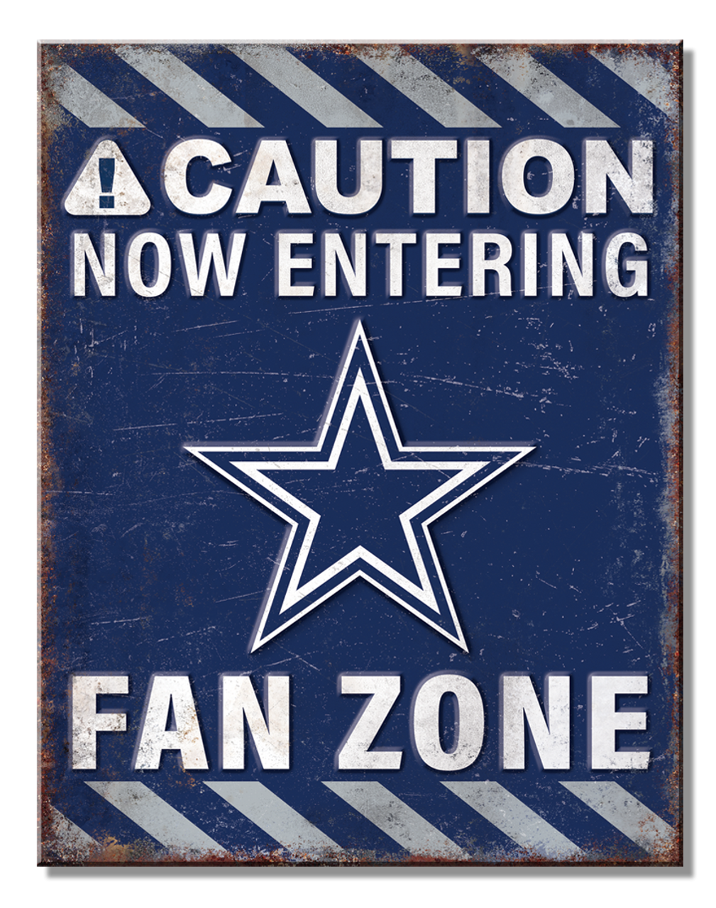 Dallas Cowboys Fan Zone Desperate Enterprises Wholesale Sign