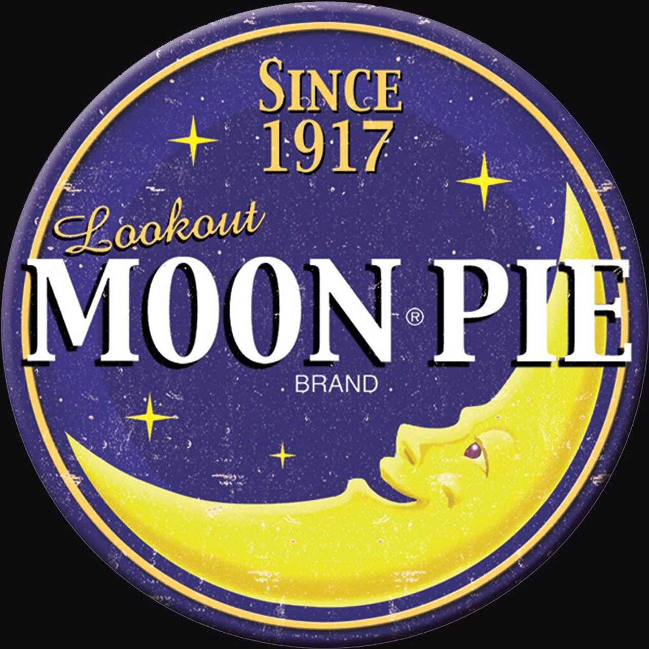Moon Pie Magnet Moon Pie Logo Round