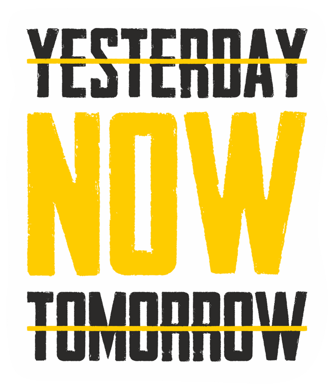  Sticker - Yesterday Now Tomorrow (set of 8) 