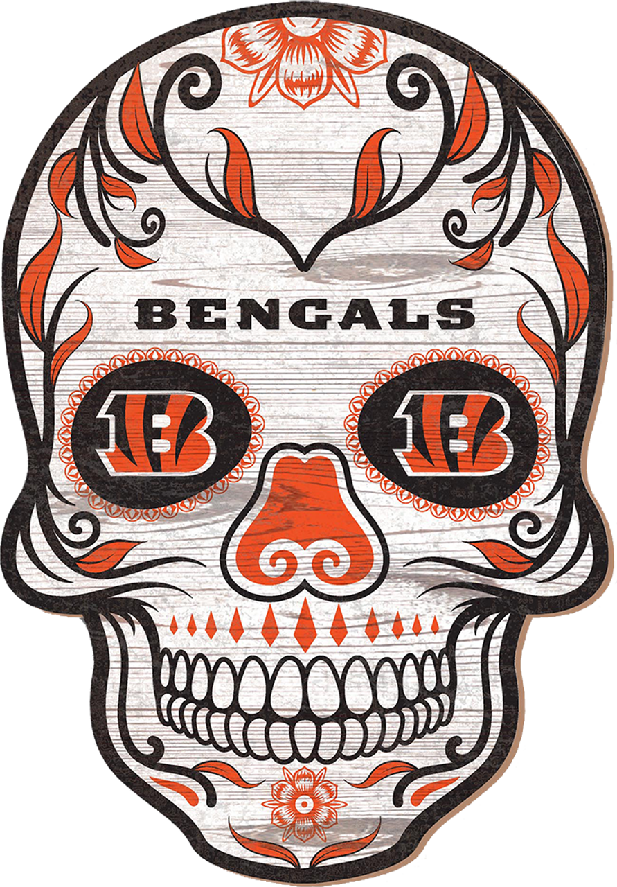12' MDF Cincinnati Bengals Sugar Skull Desperate Enterprises