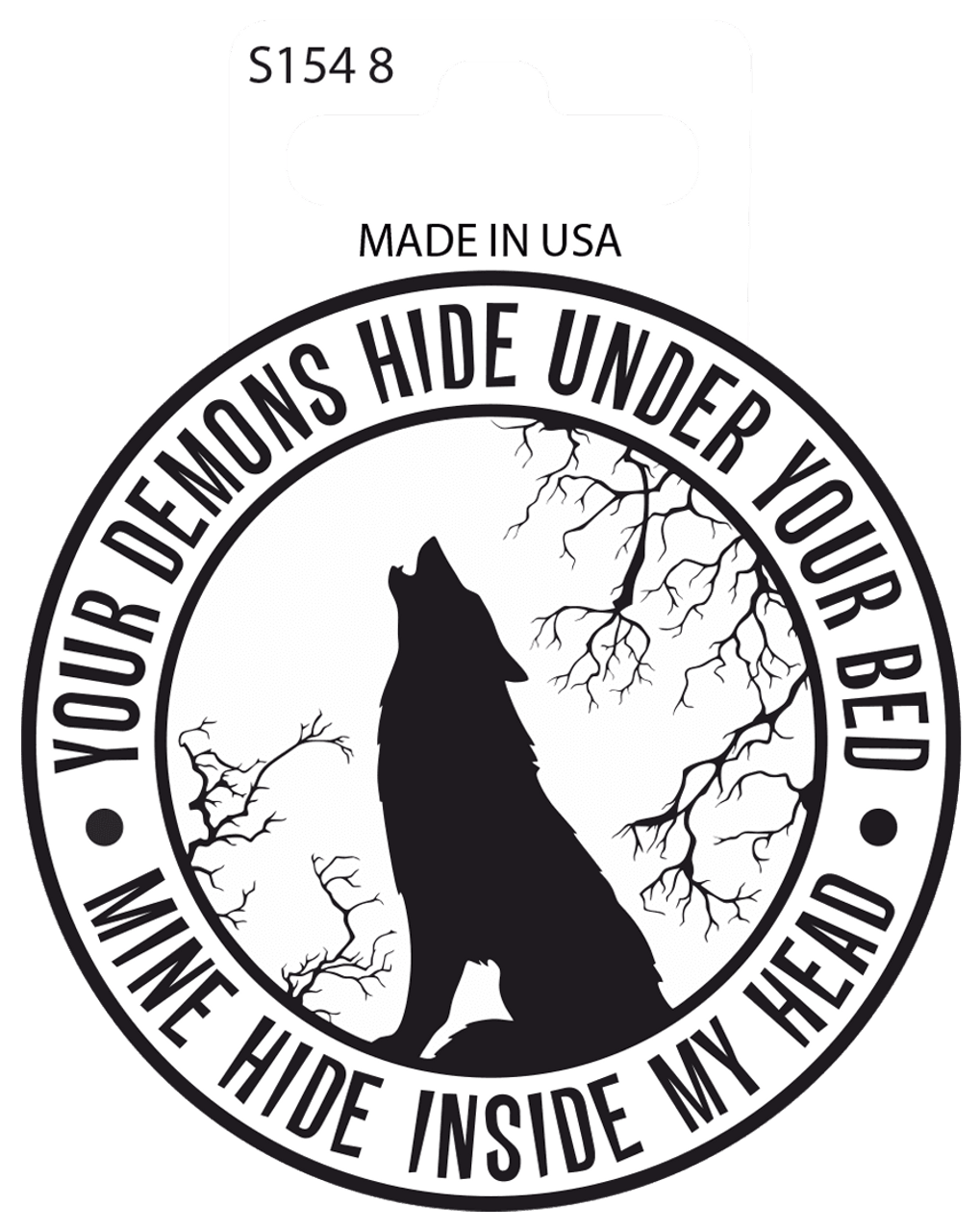  Sticker - Demons Hidel - (set of 8) 