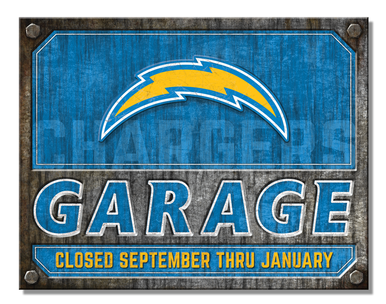 NFL LA Chargers Garage 